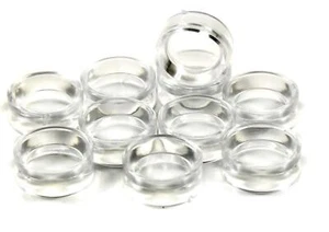 Clear Plastic Round Ring Stand for Spheres & Eggs - Small 15mm - 10 Supplied! - Picture 1 of 1