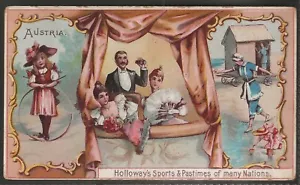 HOLLOWAY-DEPORTES Y PASATIEMPOS DE TODAS LAS NACIONES 1900-#21- AUSTRIA - Imagen 1 de 2