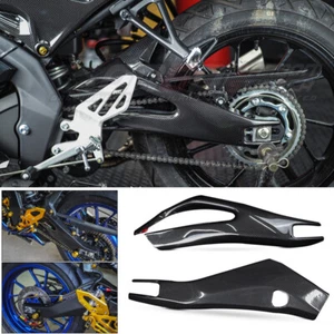 Swingarm Guard Cowling Fairing Carbon Style Film Yamaha YZF R15V4 R15M 2022-2024 - Picture 1 of 9