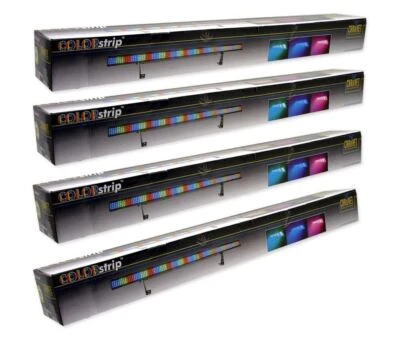 4 Chauvet COLORSTRIP Color Strip DJ DMX LED Wash Lights Blackout/Static/Dimmer - Image 1 of 4