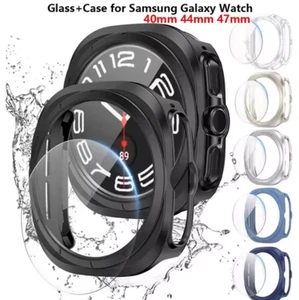 For Samsung Galaxy Watch Ultra 47mm Case Tempered Glass 360 Protection Cover - Picture 1 of 23