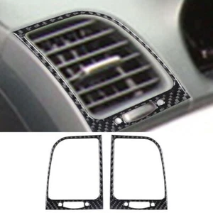2PCs Carbon Fiber Side Air Vent Interior Cover Trim Fit Acura TSX 2004-2008 Car - Imagen 1 de 5