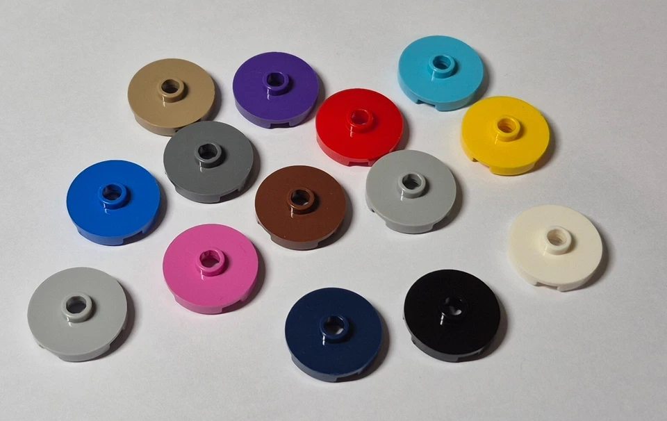 Lego 18674 Plate Round Tile with Stud 2x2 Select Colour Pack of 20. - Image 1 of 1