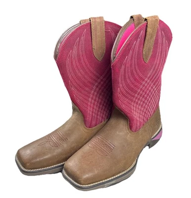 Bota de Trabajo Ariat Anthem Western Para Mujer Modelo 10027248 Talla US 8.5B Rosa Superior Foto 1 de 4