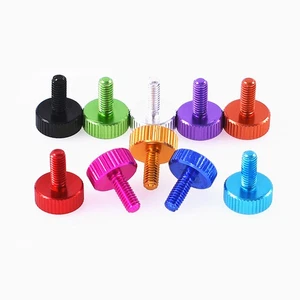 M4 M5 Knurled Thumb Screws Aluminum Alloy Computer Case Hand Grip Knob Bolts - Picture 1 of 18