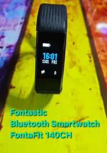 FontaFit 140CH Smartwatch/ Fitnesswatch mit Silikon- Schnellverschluss- Armband - Bild 1 von 2