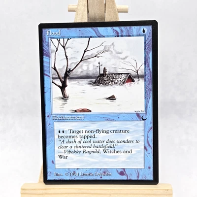 Flood (NM) The Dark DRK Magic the Gathering MTG Near Mint Card Single - Image 1 of 4