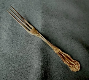 Arbutus Wm Rogers & Son AA  Strawberry Fork SP  1908 4 7/8"  Length  Three Tined - Picture 1 of 4