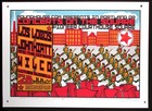 Los Lobos Wilco Poster John Hiatt 2000 Original Signed Silkscreen Gary Houston