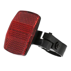 Road Bicycle Bike Reflective Tape Rear Reflector Warning Stickers Mount - Afbeelding 1 van 11