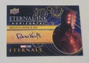 2023 Marvel Eternals DAVID KAYE as ARISHEM THE JUDGE ETERNAL INK HORIZONTAL AUTO - Picture 1 of 2