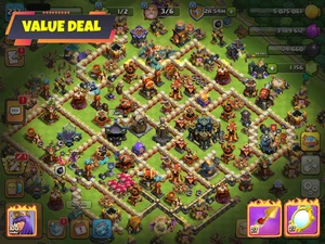 TH17 Not Rush, 95-100-65-73-47 High Heroes 🔥 19 Maxed Equipment - Picture 1 of 11