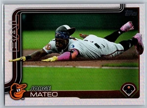 2025 Topps Jorge Mateo Foil Baltimore Orioles #484 - Picture 1 of 2