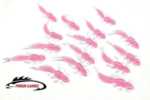 15 cebos de goma suave renacuajo larvas de rana Newt equipo de tiro de caída - Imagen 1 de 21