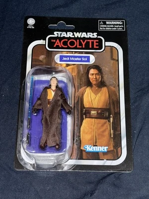 FIGURA DE ACCIÓN HASBRO STAR WARS Jedi Master Sol VC329 Colección Vintage Foto 1 de 4