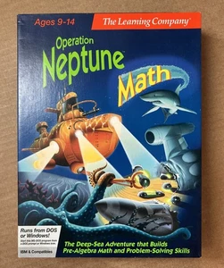Operation Neptune Math, software by The Learning Company. + Combo shipping. - Picture 1 of 24