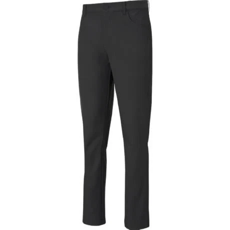 "NEW" PUMA MENS 5 POCKET PANT PERFORMANCE FIT-BLACK-SIZE 30W 30L STYLE #599245 - Image 1 of 1