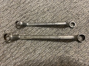 Lotto di 2 chiavi terminali vintage SK Offset Box 1/2"-9/16" 33016 e 3/4"-25/32" 330024 - Foto 1 di 7