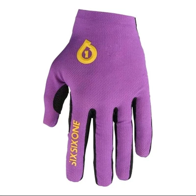 SixSixOne 661 Raji 手套经典紫色山地车 — 第 1/2 张图片
