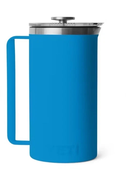 Yeti 64 Oz French Press, Big Wave Blue - NEW - Image 1 of 1