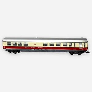 Spur N · Minitrix · TEE-Barwagen 1. Klasse, beige/rot, ´TRANS EUROP EXPRESS´ - Bild 1 von 8