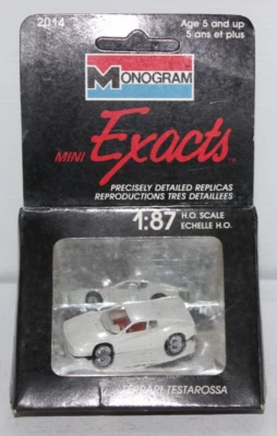 Monogram Mini Exacts 2014  Ferrari Testarossa H.O.  1:87 Scale 1989. NEW - Image 1 of 4