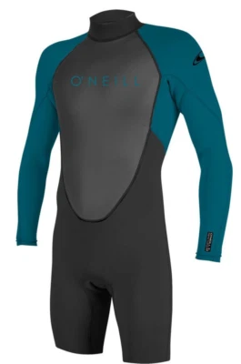 Traje de neopreno Youth Reactor-2 2 mm cremallera trasera manga larga primavera negro/piscina marea 16 Foto 1 de 2
