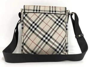 Bolso de Hombro BURBERRY Etiqueta Azul Nova Cuadros Color Beige Moda Mujeres Damas - Imagen 1 de 5