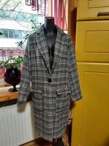 Mantel von Jeans Pascale Damen , Gr. 38, Schwarz/Weiß - Bild 1 von 6