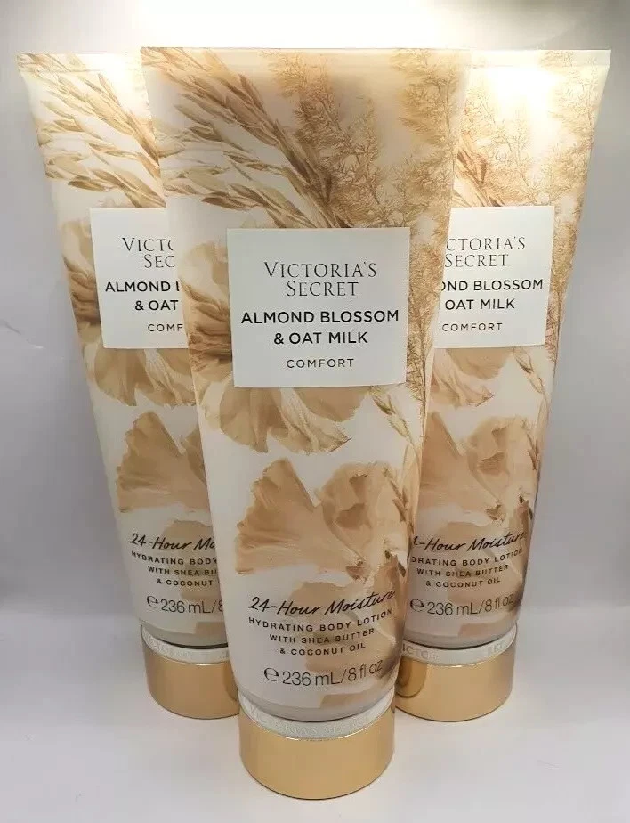 LOCIÓN CORPORAL VICTORIA'S SECRET FLOR DE ALMENDRO Y LECHE DE AVENA 8,0 FL OZ (JUEGO DE 3) Foto 1 de 1