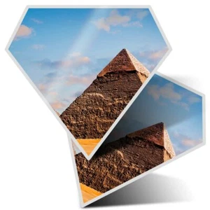2 x Diamond Stickers 10 cm - Giza Pyramids Cairo Egypt Pyramid #21603 - Bild 1 von 9