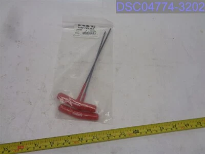 Qty=5: BONDHUS 3mm Hex Key Cushion Grip T-Handle #15356 - Image 1 of 3