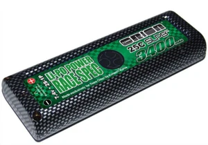 CARBON Edition 2S LiPo Akku 7.4 V 3.400 mAh 4 mm Goldstecker Team Orion ORI14008 - Bild 1 von 2
