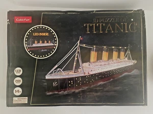 NEW 3D PUZZLE CUBIC FUN: TITANIC (L521h), Titanic 266 pieces - Picture 1 of 6