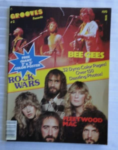 Vintage Magazine Grooves #2 Presents Rock Wars Bee Gees Fleetwood Mac 1978 80 - Picture 1 of 10