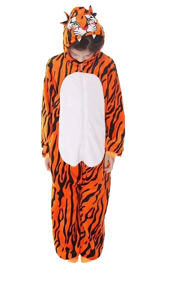 Disfraz de tigre, talla 150 (sugerir altura: 56"-61") Foto 1 de 4
