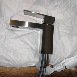 House of Rohl Riobel Kubik 1.2 GPM Single Hole Bathroom Faucet Model: US01BN - Picture 1 of 16