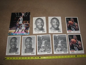 LOT (9) S.A. SPURS STARS 8X10 VINTAGE GENUINE AUTHENTIC NBA BASKETBALL PHOTOS - Picture 1 of 5