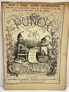 British PUNCH Magazine April 28,1866 Humor Cartoon Collection - Bild 1 von 4