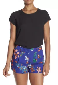 Nueva con etiquetas Blusa para mujer Diane von Furstenberg S/S negra ""Liva"" talla 12 - Imagen 1 de 10