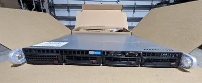 Supermicro 1U SuperServer Intel Xeon E3-1230 V2 CPU 16GB DDR3 ECC 240GB SSD 350W - Image 1 of 4
