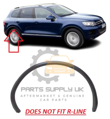 NEW FOR VW TOUAREG 2010 - 2014 REAR WHEEL ARCH TRIM COVER RIGHT O/S - Image 1 of 3