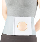 REAQER Adjustable Ostomy Hernia Belt Hole 3.14" Unisex Stoma Support with Stoma