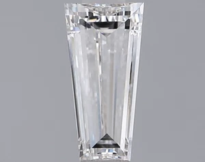 Tapered Baguette Cut Lab Grown Diamond For Ring - Picture 1 of 2