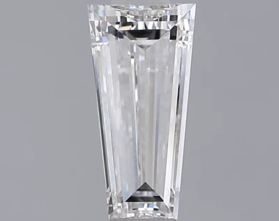 Diamante cultivado en laboratorio corte baguette cónico para anillo Foto 1 de 2