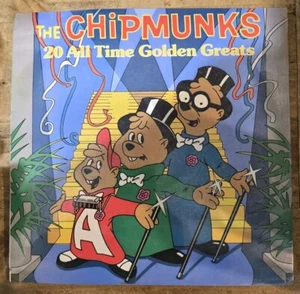 1982 Liberty The Chipmunks, 20All Time Golden Greats, VinylRecord FACTORY SEALED - Foto 1 di 11