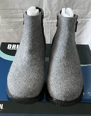 Drew Kool 19178 Gray Suede Leather Women 10.5 WW Casual Boot Orthopedic Diabetic - Image 1 of 4