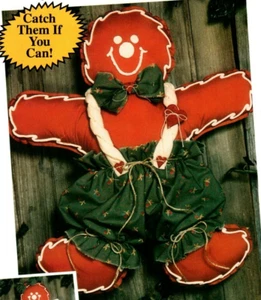 Jimmy Gingerbread Boy Doll Sewing Pattern Soft Sculpture Folksy Country - Picture 1 of 2
