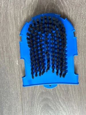 Horse Grooming Mitt Black blue  ( Horse brush)M - image 1 of 3