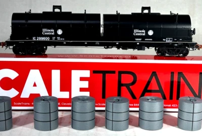 SCALETRAINS HO SCALE THALL 48' COILSTEEL CAR W/LOAD IC SXT38413 - Image 1 of 4